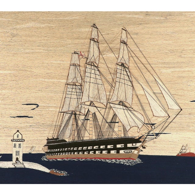 Sailor's Woolwork of Royal Navy Second Rate Battleship Coming Into Port For Sale In Philadelphia - Image 6 of 11