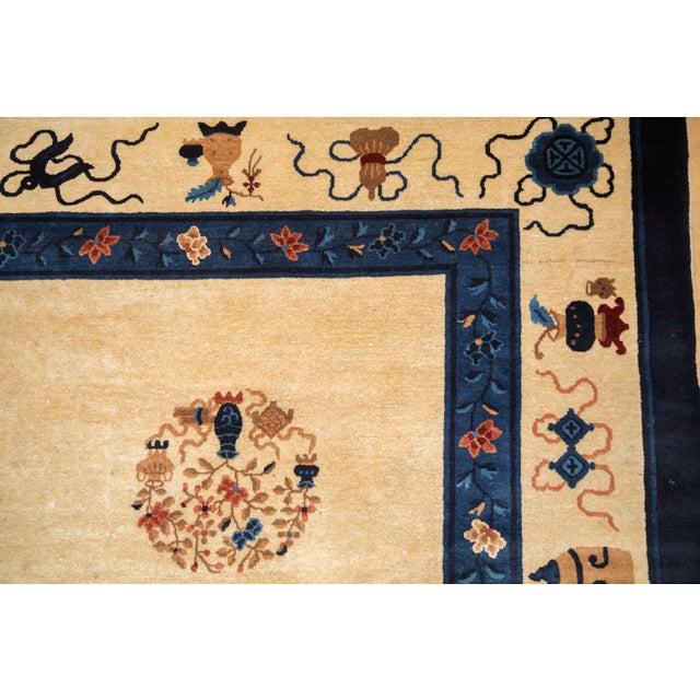 Antique Peking Carpet - 9'1" x 11'6" For Sale - Image 12 of 12
