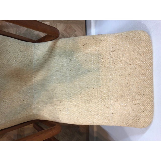 Set of Four 1970s Dyrlund Teak High Back Arm Chairs For Sale - Image 10 of 13