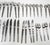 Mid-Century Modernist 38 Piece Stainless Steel Flatware Set in San Moritz for National For Sale - Image 15 of 18