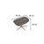 Modern Boston Leather Armchair with Ottoman in Grey Brown Taupe Estoril Semi Aniline Leather 0959 with Manual Swivel and Rocking Function from Boconcept For Sale - Image 3 of 18