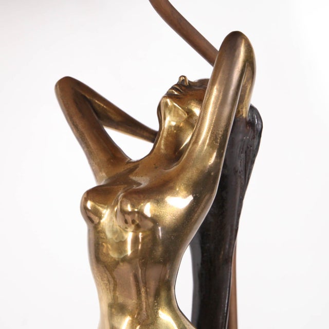 Vintage Brass Table Lamps, 1970s, Set of 2 For Sale - Image 12 of 18