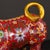 Metal Vintage Cloisonné Enamel Golden Ox Statue With Floral Motif For Sale - Image 7 of 9