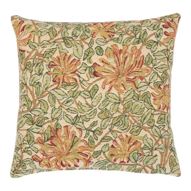 Honeysuckle Cushion With Feather Filler - 33x33cm (13"x13") For Sale