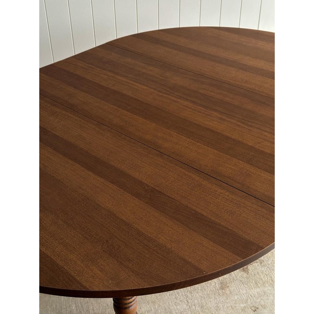Vintage Tell City Chair Company Extendable Dining Table For Sale - Image 4 of 10