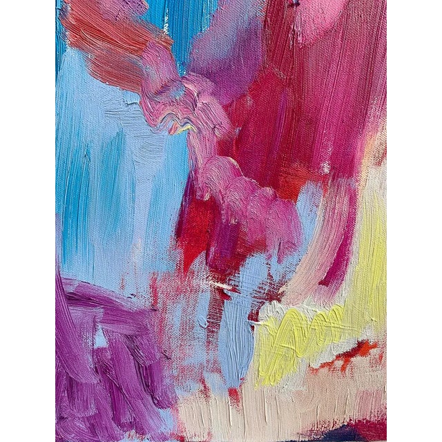 Contemporary "Other People" by Monica Shulman Contemporary Abstract Expressionist Oil Painting For Sale - Image 3 of 8