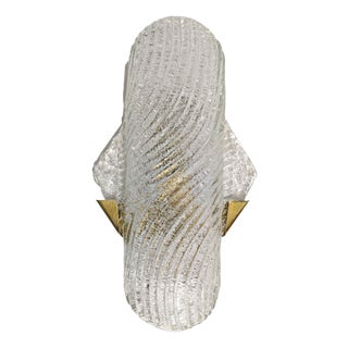 Mid-Century Modern Murano Glass Wall Lamp from Barovier & Toso, Italy, 1960s For Sale