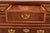 Brown Henredon Georgian Banded Mahogany and Burl Wood Chest of Drawers, Newly Refinished For Sale - Image 8 of 17