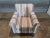 Traditional Southern Home "the Grande Mist Lifes a Beach Chair" Gray and Seafoam Fabric For Sale - Image 3 of 7
