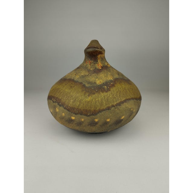 Mid-Century WGP Fat Lava Vase by Kurt Tschörner for Ruscha For Sale - Image 4 of 9