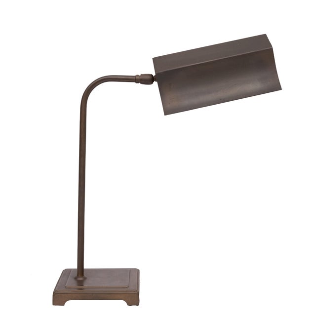 1970s Vintage Bronze Desk Lamp from Herda, Holland, 1970s For Sale - Image 5 of 12