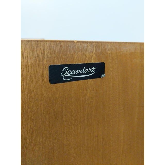 Vintage Mid Century Modern Credenza by Scandart For Sale - Image 11 of 11