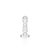 Contemporary Zadie Crystal Glass Taper Candle Holder, Small For Sale - Image 3 of 3