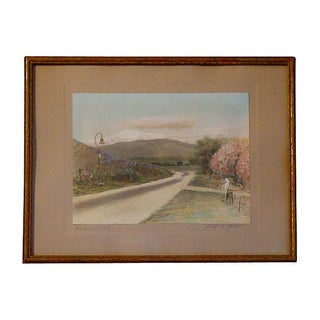 1925 Southwestern "El Camino Real" Photo by Frederick W. Martin For Sale