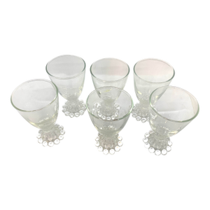 1960s Anchor Berwick-Boopie Wine Glasses- Set of 6