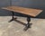 Brown Early 20th Century English Solid Oak Refectory Table With H-Stretcher Base and Bulbous Turned Legs For Sale - Image 8 of 11