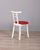 1980s Vintage Italian Chairs in Wood and Red Vinyl, 1980s, Set of 4 For Sale - Image 5 of 17