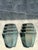 Metal Vintage Stacked Patinated Copper Sconces - A Pair For Sale - Image 7 of 12