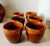 Wood Mid Century Modern Ceramic Decanter & Shot Cups Set- 7 Pieces For Sale - Image 7 of 13