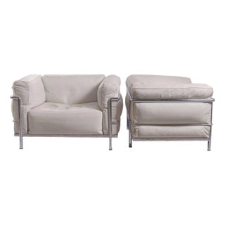 Pair Of Lc3 Armchair by Le Corbusier for Cassina, Italy For Sale