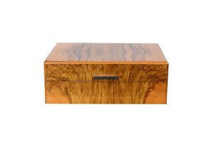 Walnut Veneer Cigar Box from Lemaire, Paris, 1920s