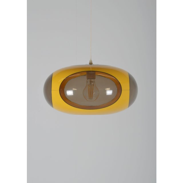 1970s Space Age UFO Pendant Lamp Bug Eye attributed to Massive, 1970s For Sale - Image 5 of 7