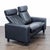 Stressless Arion Black Leather Loveseat With Adjustable Headrests For Sale - Image 4 of 10