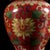 1940s Pair of Vintage Chinese Red Cloisonné Lotus Scroll Ginger Jars For Sale - Image 5 of 9