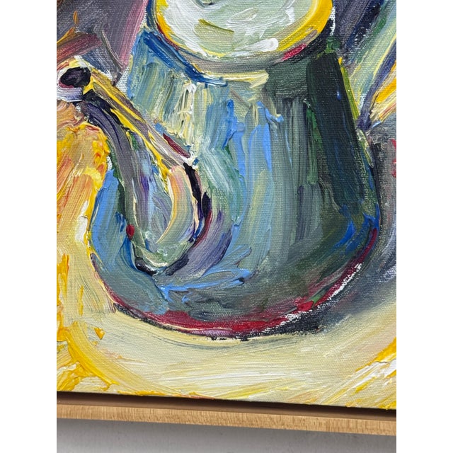 Circa 2001 Albert Smith Abstract Teapot, Framed For Sale - Image 11 of 12