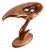 Handcrafted Black Walnut Cardinal Accent Table | Sculptural Nature Art For Sale