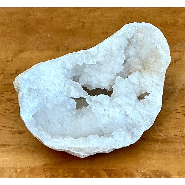 White Vintage White Quartz Geode For Sale - Image 8 of 12