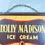 American 1040s Tin Dolly Madison Ice Cream Flavor Board For Sale - Image 3 of 11