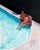 Pool View (Farsighted) - Oil on Panel by Kory Alexander For Sale