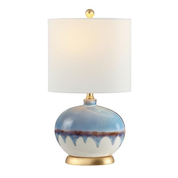 Safavieh Koa Ceramic Table Lamp - Blue For Sale In Philadelphia - Image 6 of 7