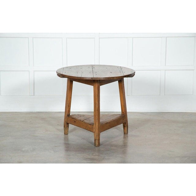 Large Antique English Cricket Table, 1780 For Sale - Image 10 of 13