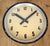 Industrial Black Factory Wall Clock from IBM, 1950s For Sale - Image 9 of 17