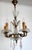 Antique French Brass and Glass Five-Light Chandelier, 1930s For Sale - Image 11 of 14