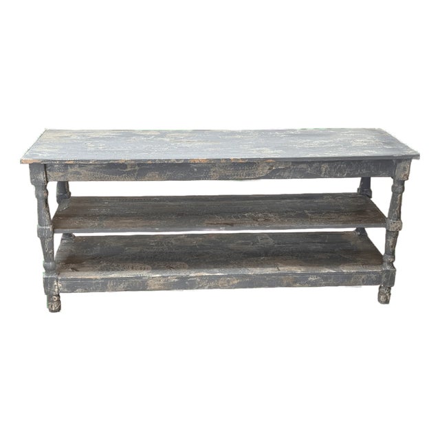 French Vintage Draper’s Table, Provence, C. 1930 For Sale
