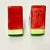 1980s Vintage Americana Boho Chic Watermelon Salt & Pepper Shakers - A Pair. For Sale - Image 4 of 8