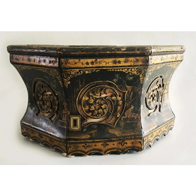 Regency Chinoiserie PapierMâché Jardiniere Chairish