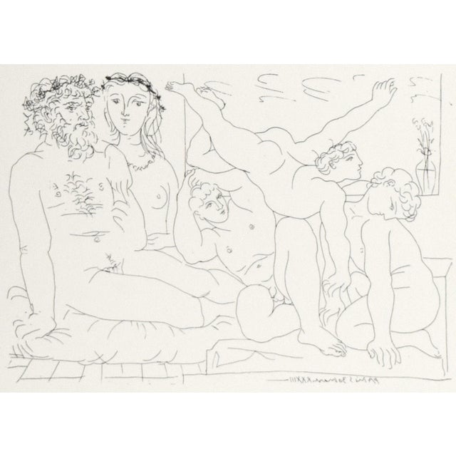 Pablo Picasso Vintage Pablo Picasso Vollard Suite Print 1956 For Sale - Image 4 of 5