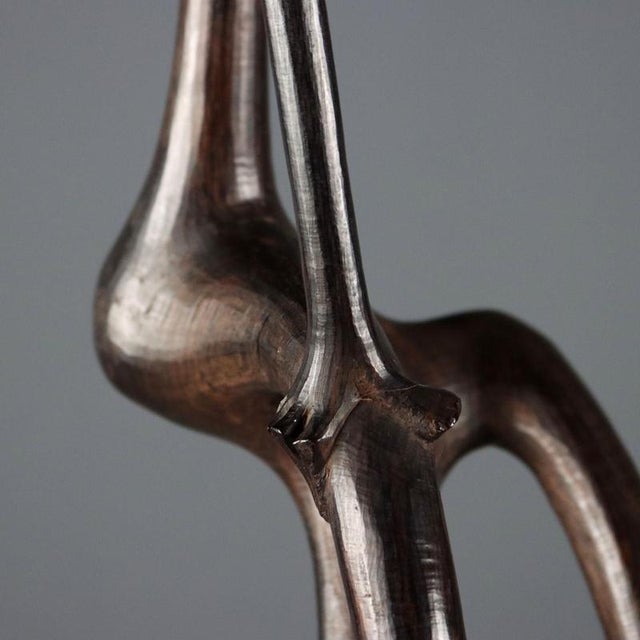 Modern Mozambican Wood Sculpture For Sale - Image 4 of 6