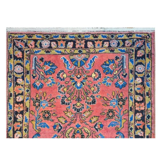 Persian Early 20th Century Petite Sarouk Rug For Sale - Image 3 of 10