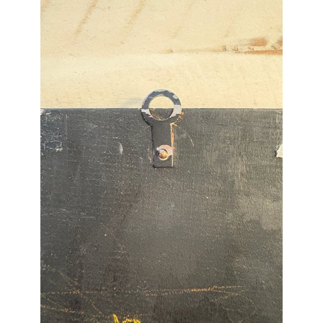 Ivy League Memorabilia Collectors Item Princeton University Wood Plaque in Latin Handmade Rare 1953 For Sale - Image 4 of 6