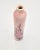 Shabby Chic 1980s Pink Floral Studio Pottery Vase With Purple Accents, Signed by Artist For Sale - Image 3 of 6