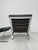 Set of Black Leather Sinus Lounge Chair and Ottoman by Reinhold Adolf for COR, 1970s For Sale - Image 9 of 10