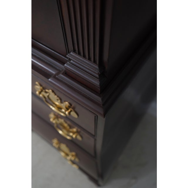 Stickley Colonial Williamsburg Cw 190 Mahogany High Chest For Sale - Image 10 of 18