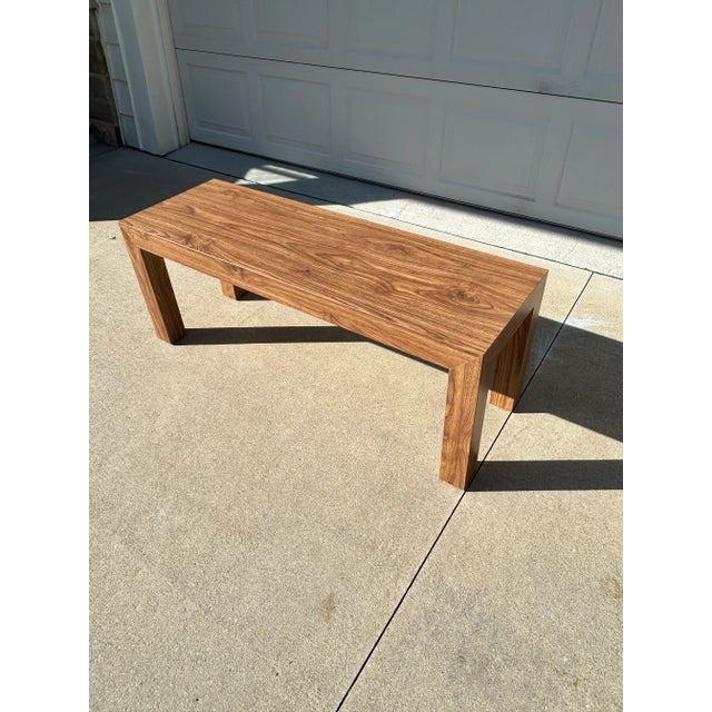 1970s Veneer Parsons Bench For Sale In Cleveland - Image 6 of 9