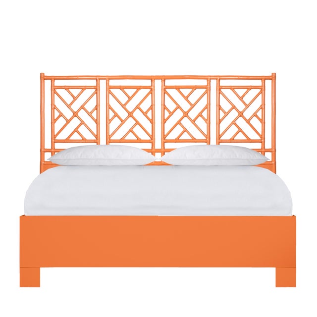 Chippendale Standard Bed California King - Orange For Sale - Image 12 of 12