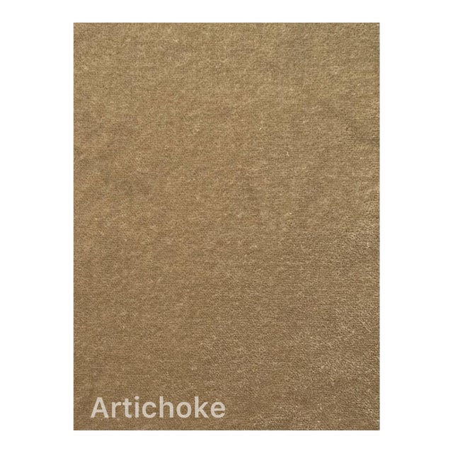 Artichoke Linen Velvet Performance Sample For Sale